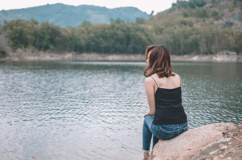woman coping with PTSD