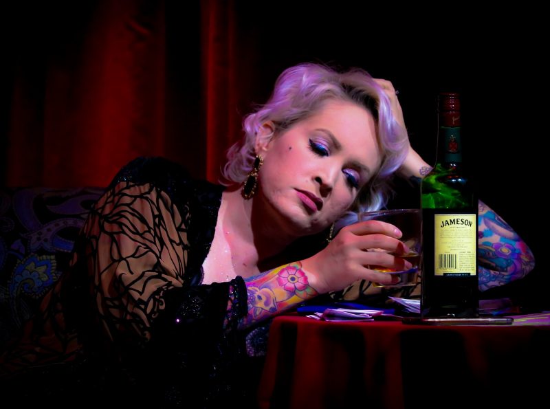 alcoholic woman
