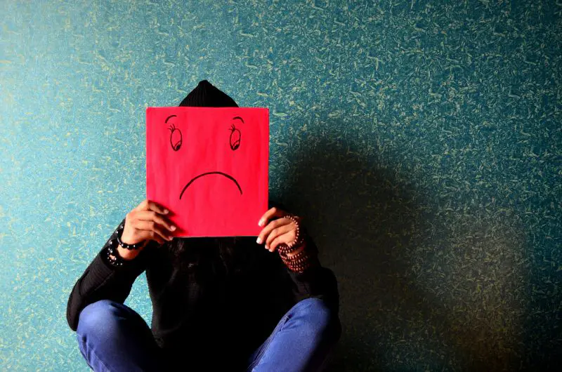 depressed person